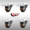 Service Caster 3 Inch SS High Temp Glass Filled Nylon Bolt Hole Caster Set with Lock Brake SCC SCC-SSBHTTL20S314-GFNSHT-4 - alternate 3